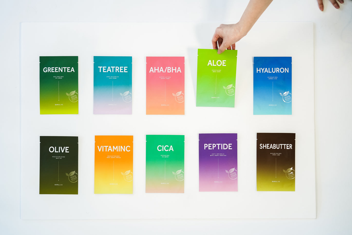 Barulab - sheetmask - variety pack 10stuks