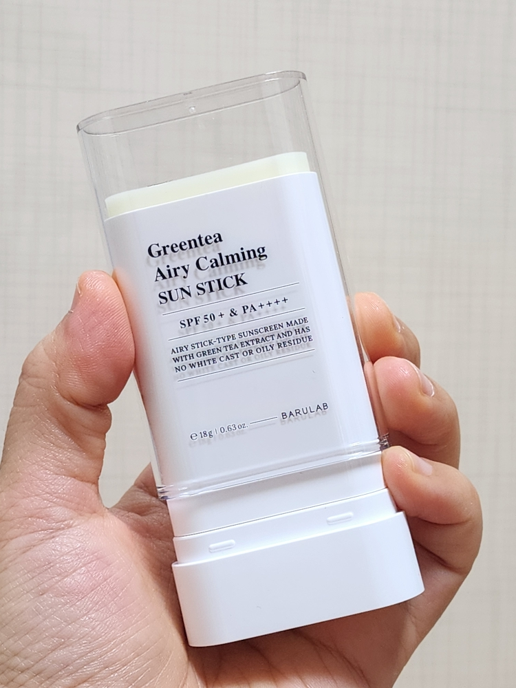 Barulab Koreaanse sunstick SPF50 met groene thee