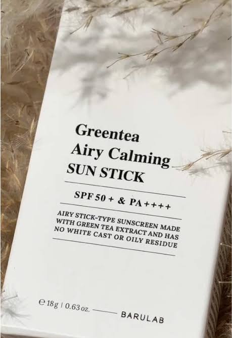 Barulab Koreaanse sunstick SPF50 met groene thee