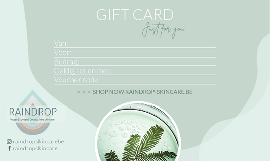 Raindrop Gift Card