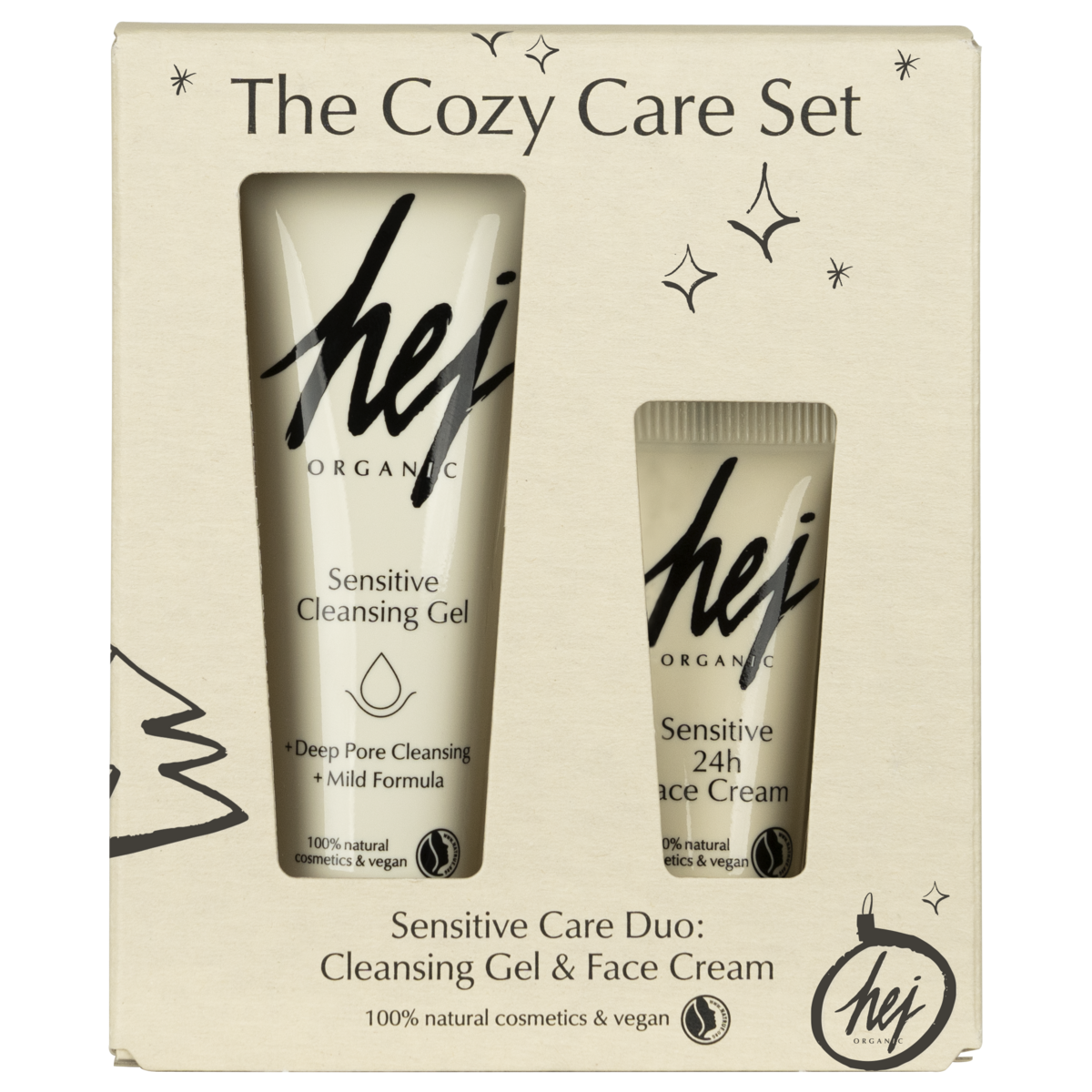 Hej Organic - Christmas set "The Cozy Care"